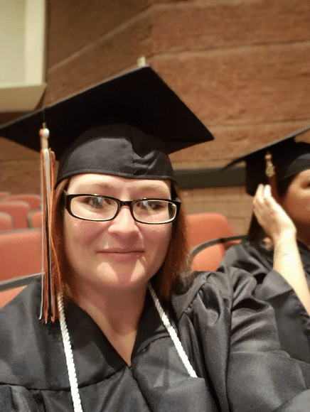 Janell Crose-Myer graduating
