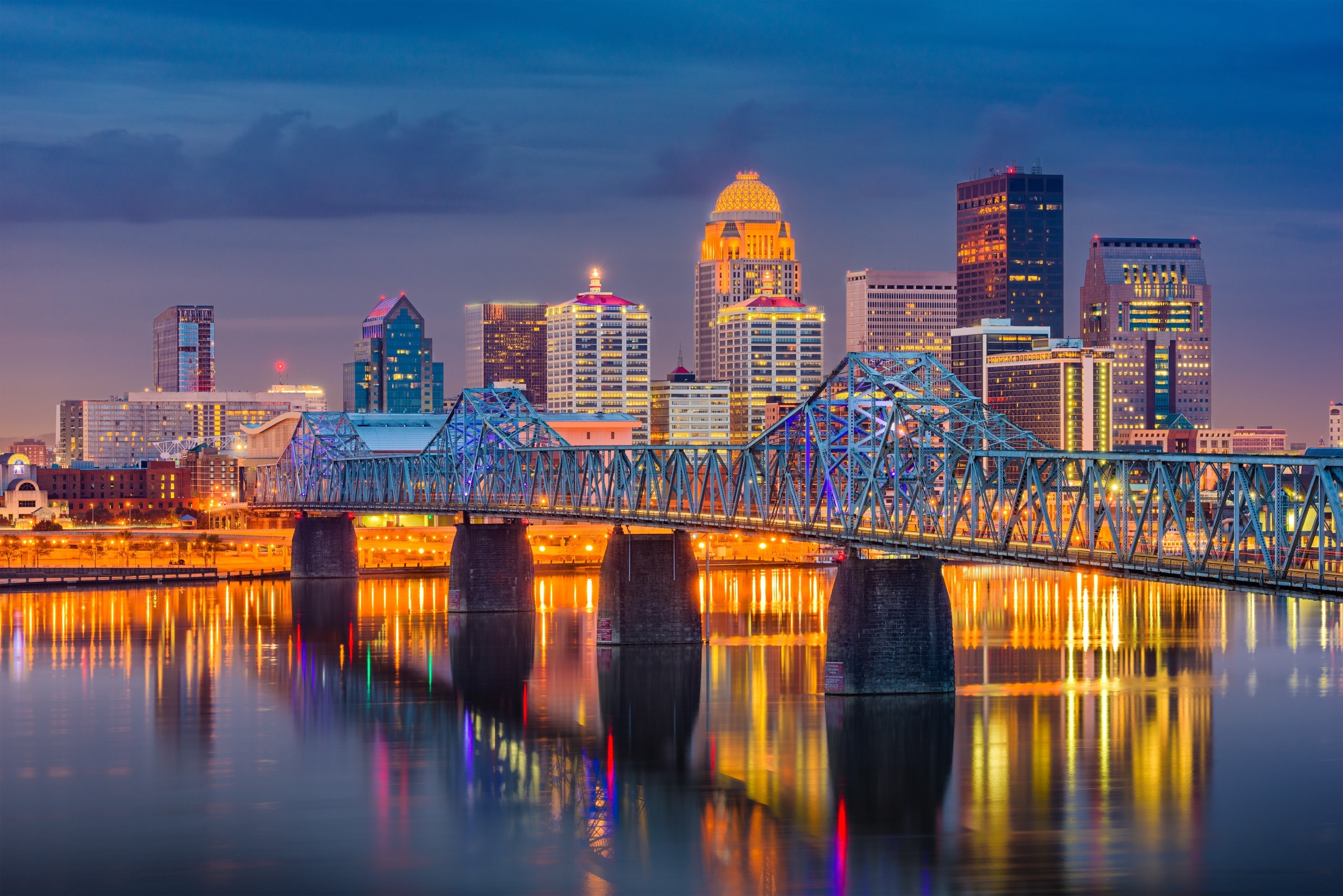 Aerial view of Louisville