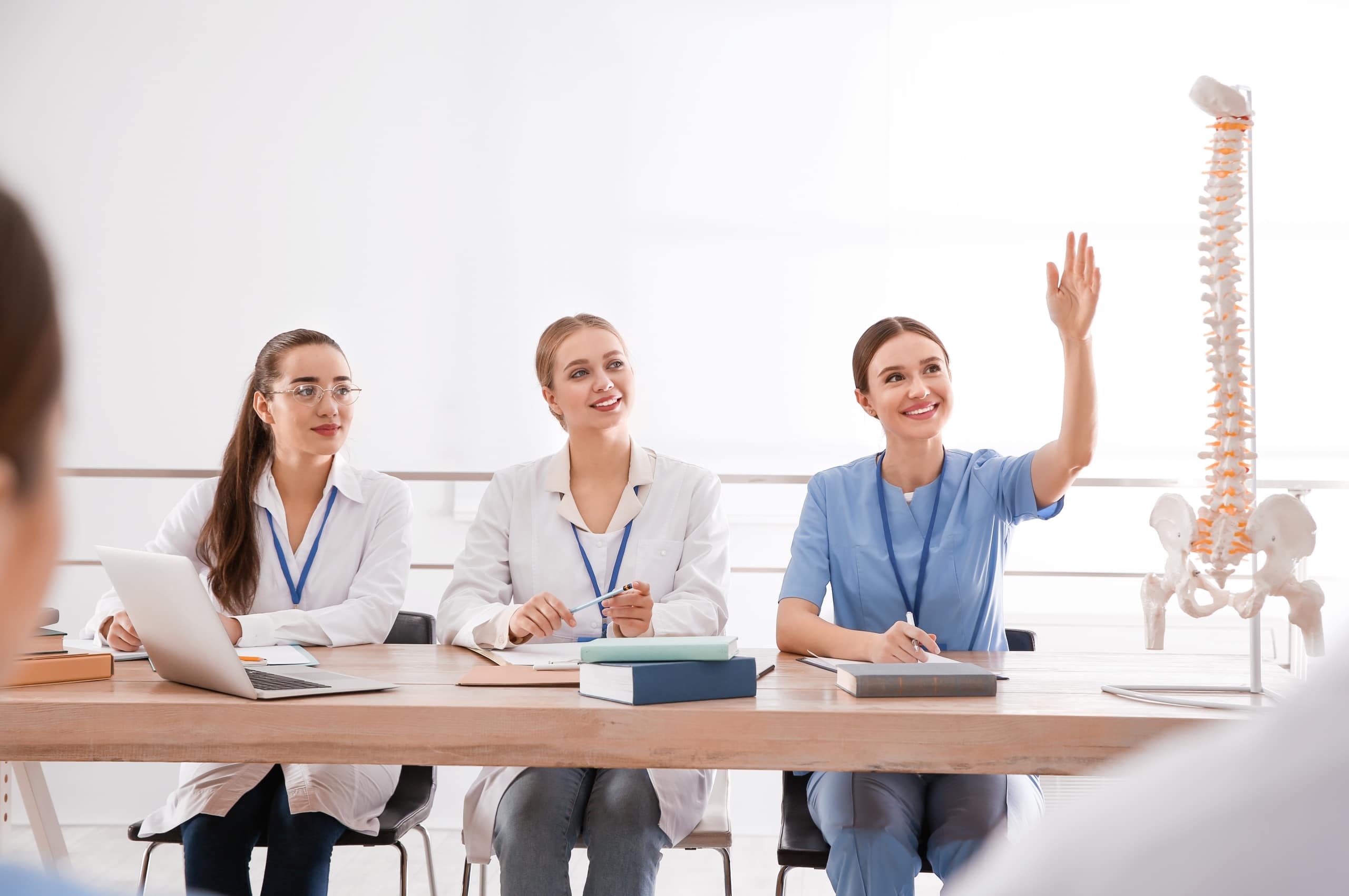 Medical students in a lecture